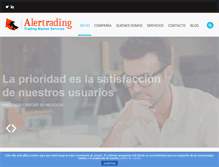 Tablet Screenshot of alertrading.com